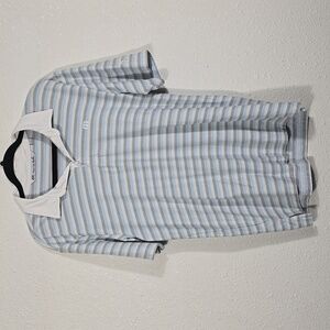 Travis Mathew mens Med blue Golf polo shirt